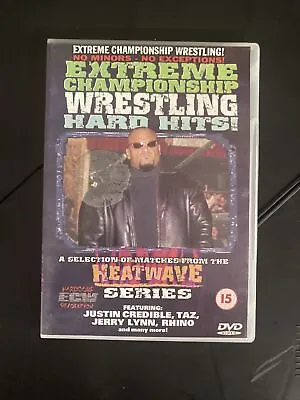 *RARE* ECW HEATWAVE SERIES: Hard Hits DVD WWE WWF WCW AEW TAZ JERRY LYNN • £7.99