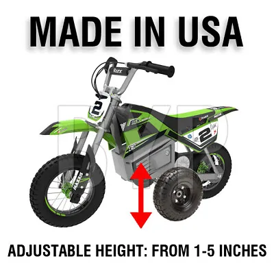 RAZOR SX350 350 SX -  KIDS YOUTH TRAINING WHEELS ONLY Motorcycle ALL YEARS • $89.95