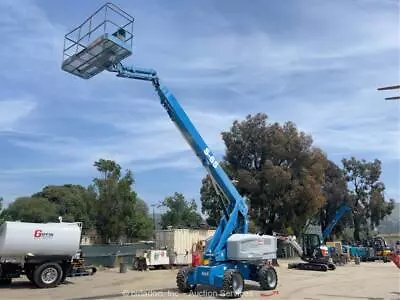 2014 Genie S-65 65' 4WD Diesel Telescopic Boom Lift Man Aerial Platform Bidadoo • $530