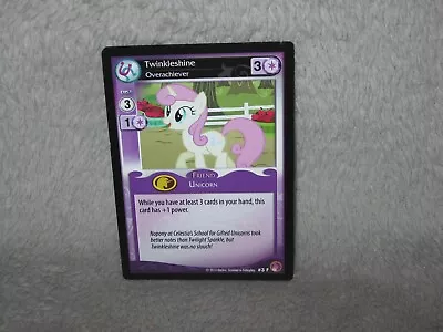 My Little Pony CCG Card Game ~ Friends #3 Twinkleshine Overachiever Fixed 2B • $2.91