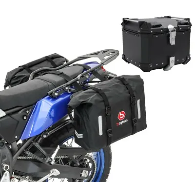 Saddlebags Set For Kawasaki Z 1000 / SX + Alu Top Box WP8 • £268.69