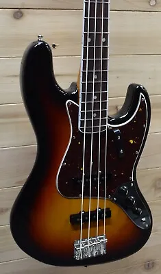 New Fender American Vintage II 1966 Electric Jazz Bass 3 Color Sunburst W/Case • $2449.99