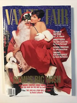 $7.99 • Buy Vanity Fair Magazine December 1993 Demi Moore Cindy Crawford David Letterman