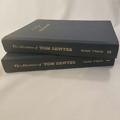 Adventures Of Tom Sawyer A Facsimile Of  Twain's Holograph Manuscript 2 Vols. • $125