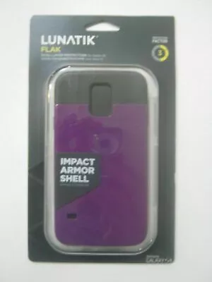 $5.19 • Buy LUNATIK FLAK: Case For Samsung Galaxy S 5 Cell Phones - Purple