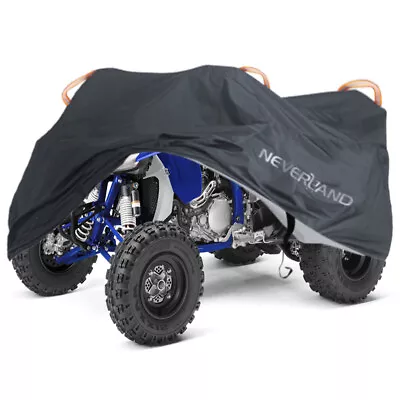 Black Quad Bike ATV Cover Storage Waterproof Dust UV Protector For Yamaha YFZ450 • $26.59
