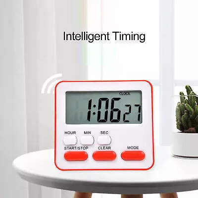 Digital Alarm Clock Bedroom Timer Multifunctional Kitchen With Magnetic • $9.37