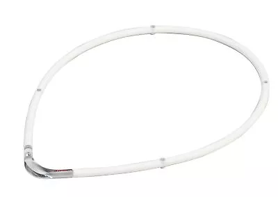 Phiten Necklace RAKUWA Magnetic Titanium Necklace S- || White X Clear 55cm • $41