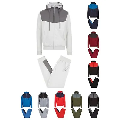 Men’s Tech Fleece Track Suit Jogging Set Hooded Jacket And Pants Sweat Suit S-4X • $27.96