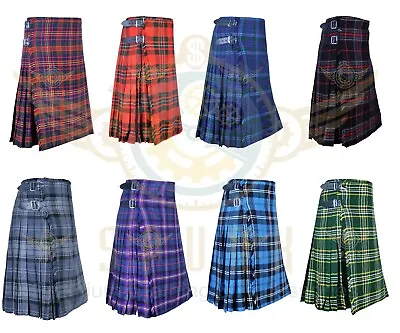 Scottish Traditional Highland 8 Yard TARTAN KILT Men's Fashion 8 Yard Kilts • $75