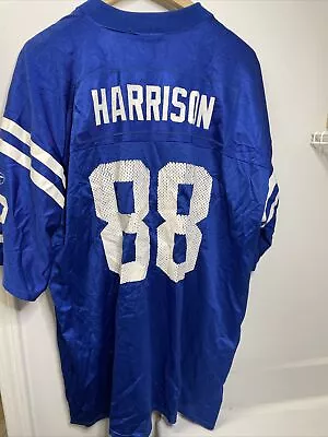 NFL Marvin Harrison Colts Reebok OTF Jersey Size XL • $19.99