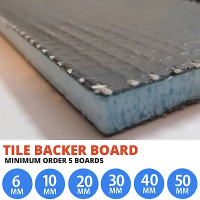 Tile Backer Board 6mm 10mm 12mm 15mm 20mm 30mm Insulation Underfloor Heating • £7.99