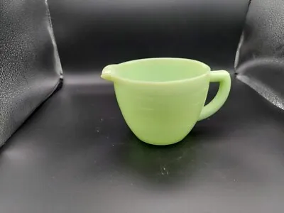 Jadeite Glass 2 Cup Measuring Cup W/ Markers - Depression Style • $35