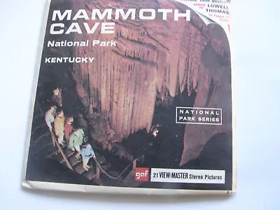 GAF View-master Packet # A 846  MAMMOTH CAVE NATIONAL PARK KENTUCKY • $4.99