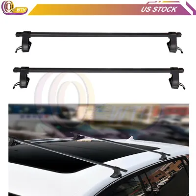 48  Adjustable Universal Cross Bar Roof Rack Set For Car Luggage Cargo Carrier • $45.90