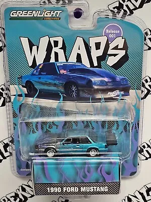 GreenLight Collectibles 1990 Ford Mustang Fox Body WRAPS Part Time Collector • $16.99