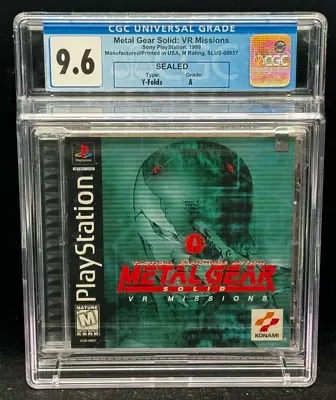 Metal Gear Solid VR Mission Sony PlayStation PS1 Sealed New CGC 9.6 A Graded • $0.99