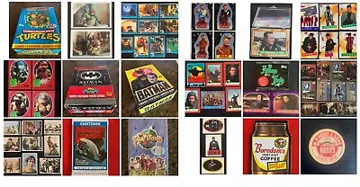 Non Sport Trading Cards Boxes Packs Lots Singles Sets- You Select One • $2.49