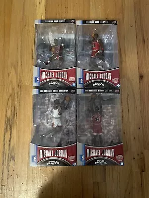 Michael Jordan Upper Deck Pro Shots Figures! Complete Set Of 4!! Chicago Bulls • $750