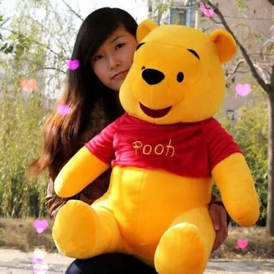 80CM Animal Jumbo Winnie The Pooh Bear Huge Plush Toy • $100.98