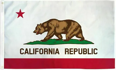 California Flag CA State Banner Pennant 3x5 Foot Indoor Outdoor 36x60 Inches New • $4.25