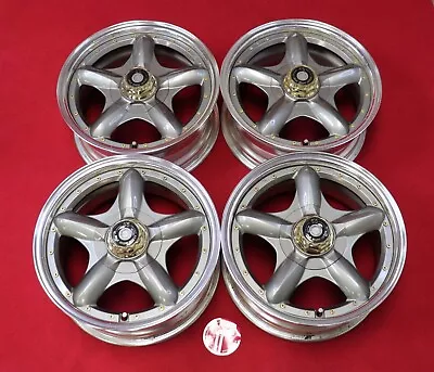 Hasemi Sport S5 Wheels 15x6.5 4x114.3 SSR JDM Volk Enkei Speed Star Panasport S • $1967