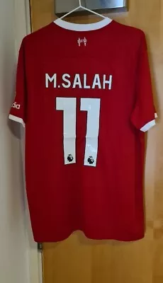 £30 • Buy LFC Liverpool M.Salah 11 Home Shirt PL  23/24 Like UK Size M/L Read Description 