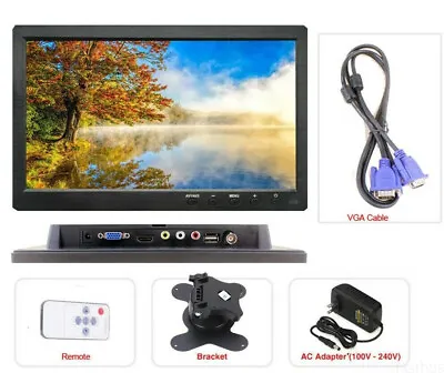 10  LED Touch Button Screen Display HDMI/VGA Security CCTV Monitor AU Adpater • $108.99