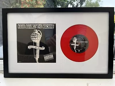 Framed Rage Against The Machine - Bulls On Parade Vinyl Single *Fan Memorabilia* • £19.99