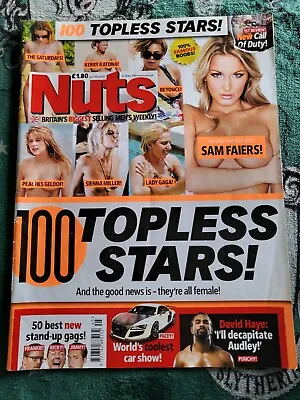 Nuts 12-18 November 2010 (768d) SAM FAIERS POSTER Lady Gaga Sienna Miller • £14.99