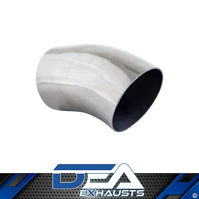 Exhaust Tip Dump Pipe 2.5 Inch In - 2.5 Inch Out 4 Inch Long 304 Stainless Steel • $40