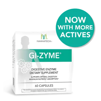 3 Boxes Mannatech GI-Zyme Digestive Enzyme Dietary Optimal Absorb 60 Caps Ea NEW • $219.95