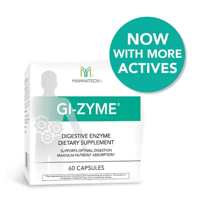 Mannatech GI-Zyme Digestive Enzyme Dietary Optimal Supplement Absorb 60 Caps NEW • $99.95