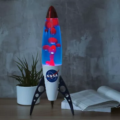 NASA Retro Galaxy Moon Rocket Ship Lava Lamp Light Lite New Apollo Space Mission • $51