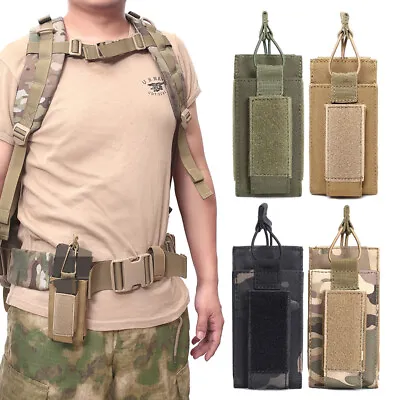 $9.99 • Buy Tactical Magazine Pouch Hunting Outdoor High Speed Gear Double Layer Storage Bag