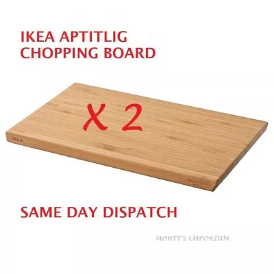 IKEA - APTITLIG Chopping Board X 2 Bamboo Strong Kitchen Board • £14.95