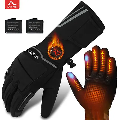 ARCFOX Heated Gloves Plug Rechargeable Battery Touchscreen Men Women Winter Warm • $37.79