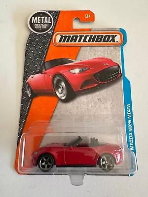 Matchbox 2015 Mazda MX-5 Miata Red 2016 • $11.99