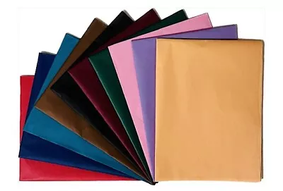 Mixed Pack Of 50 Sheets Of Acid Free Coloured Tissue Paper 20x30 10 Colours 3 • £2.49