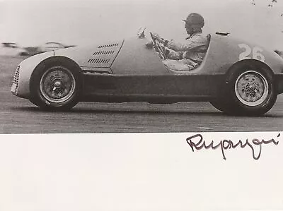 Robert Manzon - Orig Signed Photo: Deceased F1-driver  • $9