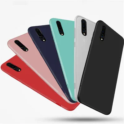 For Huawei P30 Lite Pro Smart Case Ultra Slim Soft Silicone TPU Matte Back Cover • £2.98