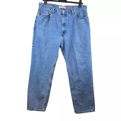 Levi 550 Jeans Men's Size 40x32 Relaxed Fit Blue Medium Wash Denim Pockets • $15.99