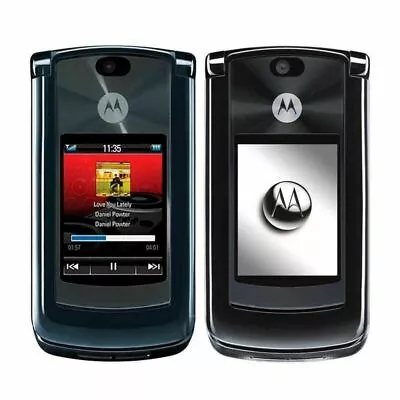 Unlocked Original Motorola RAZR2 V8 2MP GSM 2G MP3 512MB/2GB Flip Mobile Phone  • $51.70