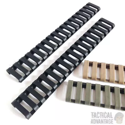 2 X AEG 20mm Rubber Rail Covers Handguard Ladder Airsoft RIS Magpul Style Cover • £4.95