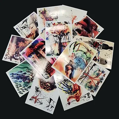 $2.79 • Buy 12+1 Salavador Dali Alice In Wonderland Illustrations - Stickers