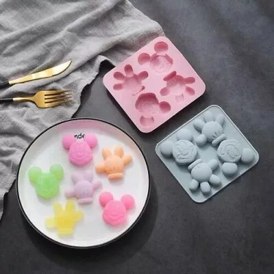 Mouse Head And Glove Fondant Cake Silicone Mould Sugar Craft Cake Baking Tool • £4.59