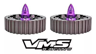 Vms Racing Cam Gear Bolts W/ Bullets Purple For Honda Prelude Dohc H22 H23 • $29.95