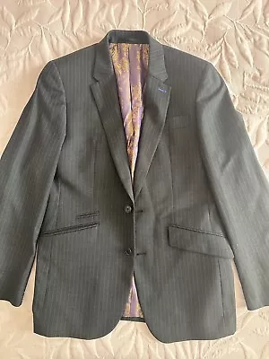 Next Men’s Suit Jacket Pinstripe Size 38R • £12