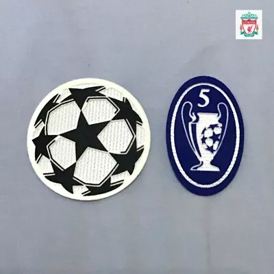 UEFA Champions League Star Ball Arm Patch 2006-2008 + BOH 5 Football Badge • £11.80