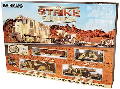 Bachmann 00752 HO Scale Army Strike Force Train Set • $189.95